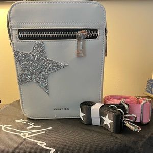 Brand new Vintage Havana- Rockstar crossbody in white.